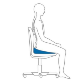 Coussin d’assise – assise cunéiforme à mémoire de forme
